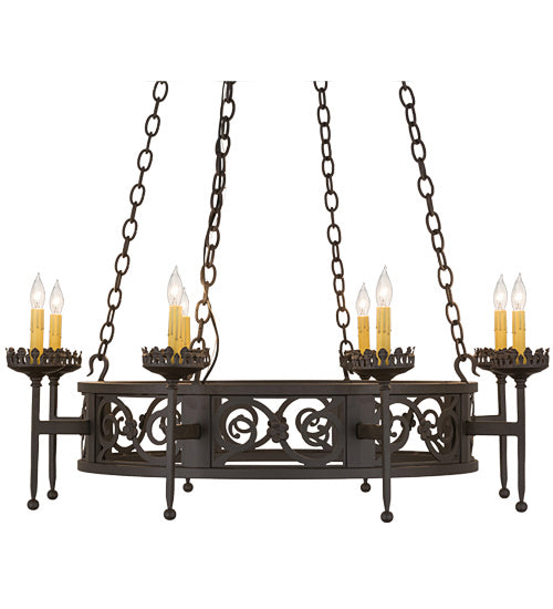 Meyda Tiffany Majella 160337 Chandelier Light - Oil Rubbed Bronze