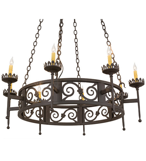 Meyda Tiffany Majella 160337 Chandelier Light - Oil Rubbed Bronze