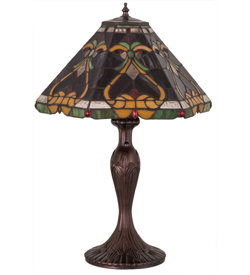 Meyda Tiffany Lighting 162203 Middleton One Light Table Lamp Lamp Bronze / Dark