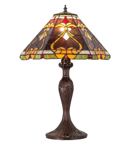 Meyda Tiffany Lighting 162203 Middleton One Light Table Lamp Lamp Bronze / Dark