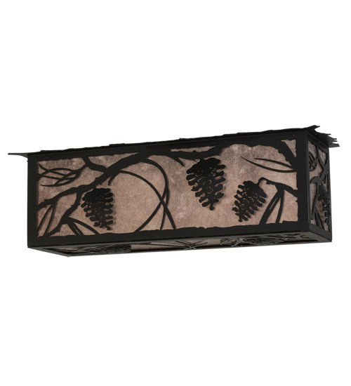 Meyda Tiffany Whispering Pines 162344 Ceiling Light - Brass Tint,Burnished Brass