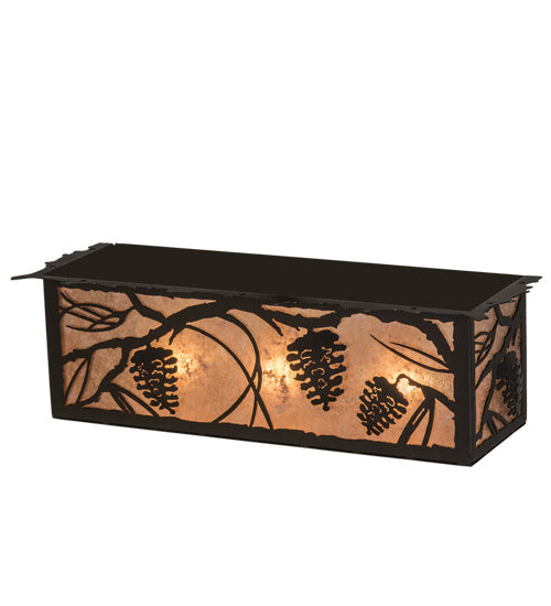 Meyda Tiffany Whispering Pines 162344 Ceiling Light - Brass Tint,Burnished Brass