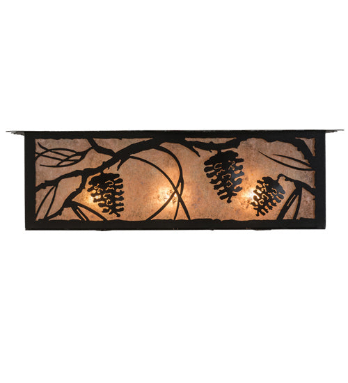 Meyda Tiffany Whispering Pines 162344 Ceiling Light - Brass Tint,Burnished Brass