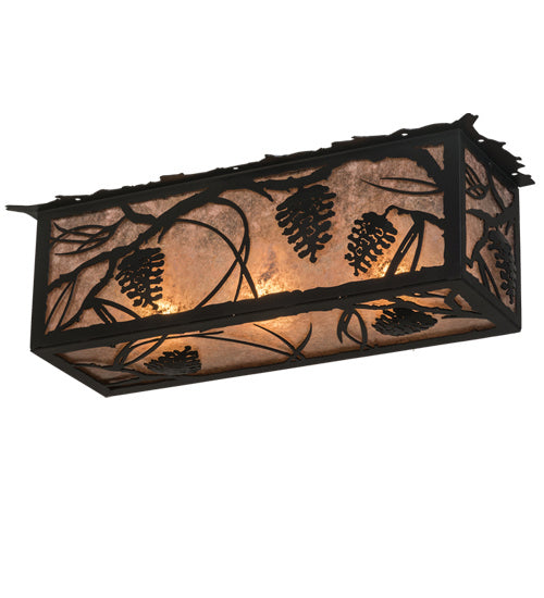 Meyda Tiffany Whispering Pines 162344 Ceiling Light - Brass Tint,Burnished Brass