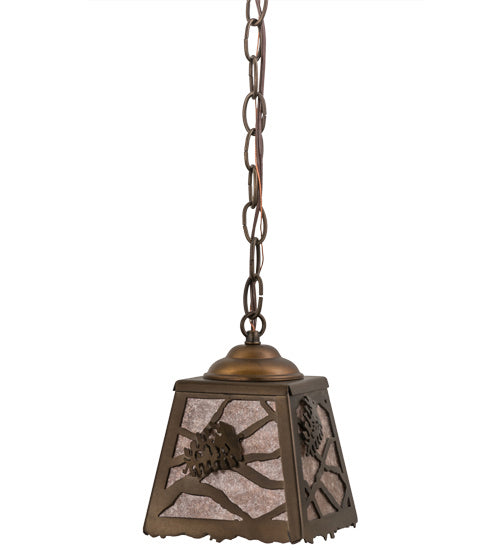 Meyda Tiffany Spruce Pine 164758 Pendant Light - Antique Copper