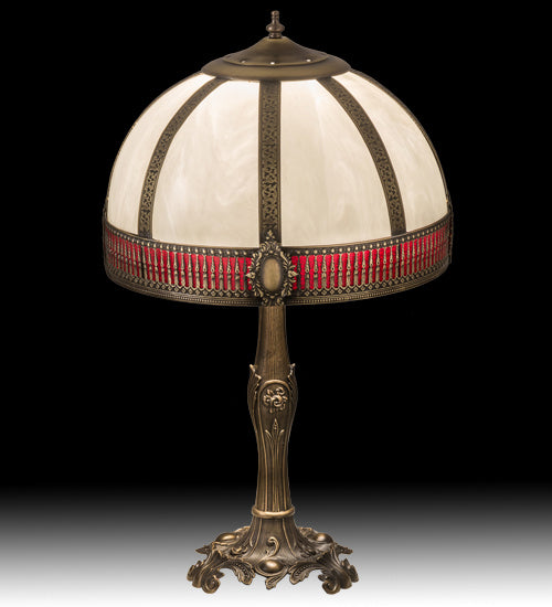 Meyda Tiffany Lighting 135298 Gothic One Light Table Lamp Lamp Bronze / Dark