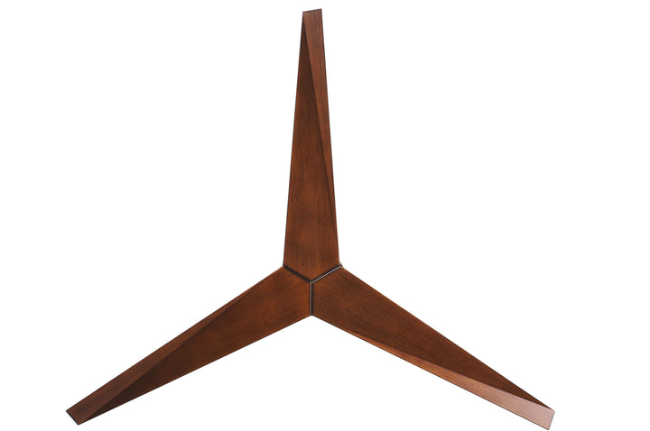 Matthews Fan Company Eliza EKH-BN-WN Ceiling Fan 56 - Brushed Nickel, Walnut Tone/