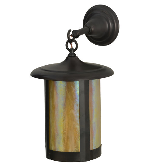 Meyda Tiffany Lighting 3679 Fulton One Light Wall Sconce Outdoor Bronze / Dark