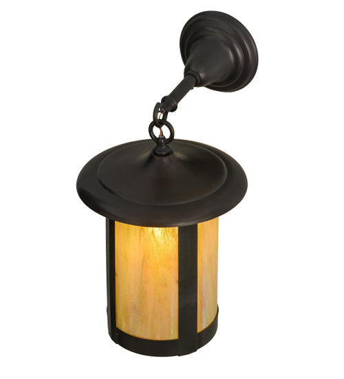 Meyda Tiffany Lighting 3679 Fulton One Light Wall Sconce Outdoor Bronze / Dark