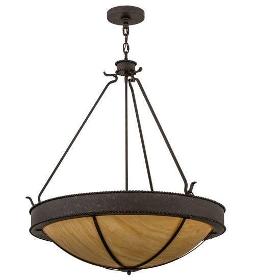 Meyda Tiffany Phoebus 116717 Pendant Light - Copper Rust/Earth Marble Sb Out