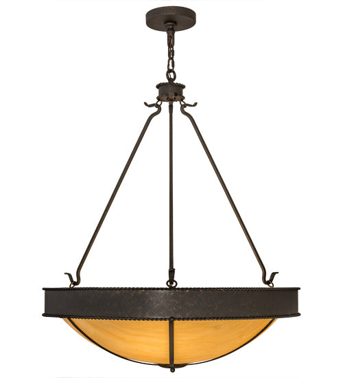 Meyda Tiffany Phoebus 116717 Pendant Light - Copper Rust/Earth Marble Sb Out