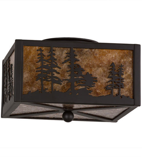 Meyda Tiffany Tall Pines 157088 Ceiling Light - Oil Rubbed Bronze