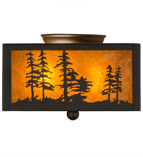 Meyda Tiffany Tall Pines 157088 Ceiling Light - Oil Rubbed Bronze