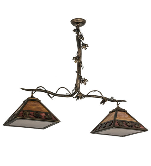 Meyda Tiffany Maple Leaf 158554 Pendant Light - Antique Copper, Burnished