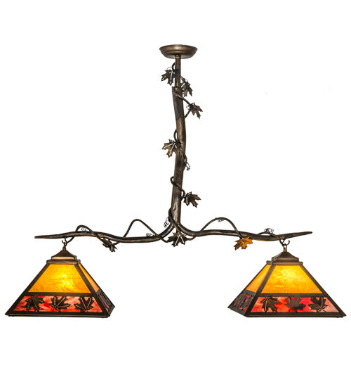 Meyda Tiffany Maple Leaf 158554 Pendant Light - Antique Copper, Burnished