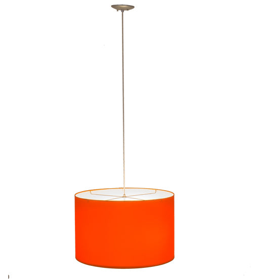 Meyda Tiffany Cilindro 162272 Pendant Light - Sparkle Silver