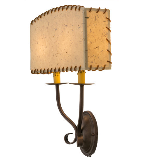 Meyda Tiffany Ranchero 163121 Wall Light - Mahogany Bronze