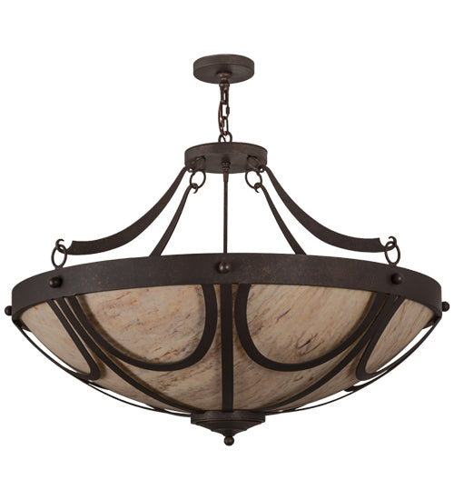 Meyda Tiffany Carousel 163949 Pendant Light - Rust, Wrought Iron