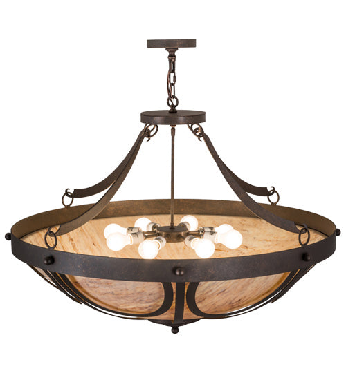 Meyda Tiffany Carousel 163949 Pendant Light - Rust, Wrought Iron