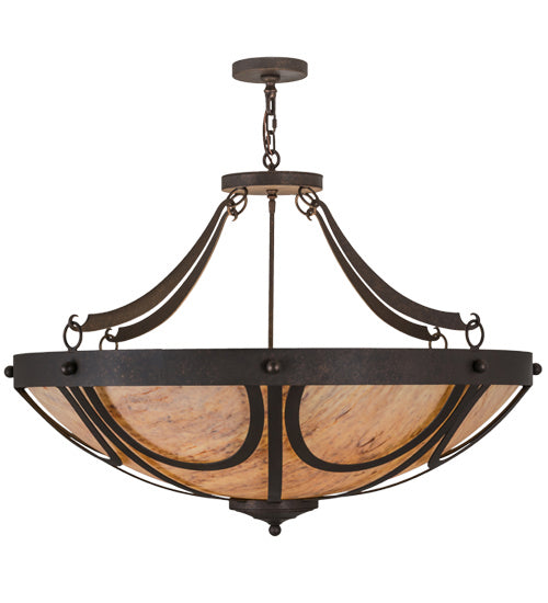 Meyda Tiffany Carousel 163949 Pendant Light - Rust, Wrought Iron