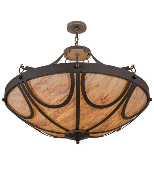 Meyda Tiffany Carousel 163949 Pendant Light - Rust, Wrought Iron