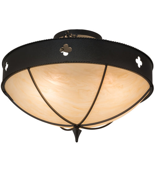 Meyda Tiffany Sabrina 164003 Ceiling Light - Black