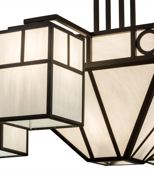 Meyda Tiffany Mission Chic 164027 Chandelier Light - Oil Rubbed Bronze