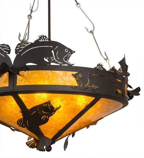 Meyda Tiffany Catch Of The Day 164396 Pendant Light - Oil Rubbed Bronze