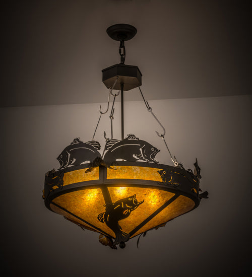 Meyda Tiffany Catch Of The Day 164396 Pendant Light - Oil Rubbed Bronze