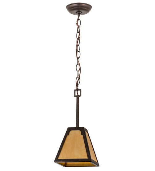Meyda Tiffany Dalton 164511 Pendant Light - Copper Rust/Earth Marble Acrylic Sb Out