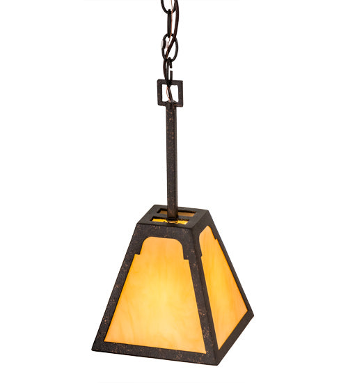 Meyda Tiffany Dalton 164511 Pendant Light - Copper Rust/Earth Marble Acrylic Sb Out