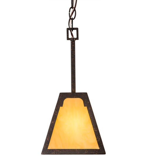 Meyda Tiffany Dalton 164511 Pendant Light - Copper Rust/Earth Marble Acrylic Sb Out