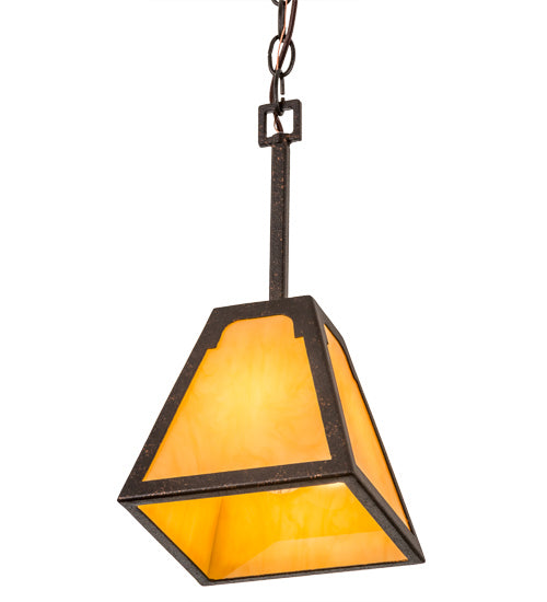 Meyda Tiffany Dalton 164511 Pendant Light - Copper Rust/Earth Marble Acrylic Sb Out