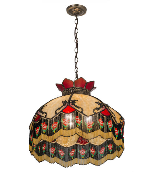 Meyda Tiffany Isabella 164613 Pendant Light - Antique Brass
