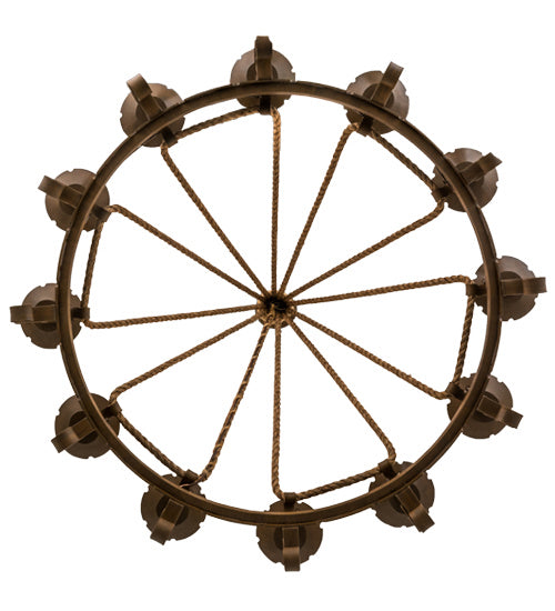 Meyda Tiffany Goulaine Corde 164661 Chandelier Light - Rust,Custom