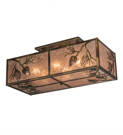 Meyda Tiffany Balsam Pine 164985 Ceiling Light - Antique Copper,Burnished