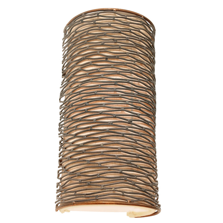 Varaluz Flow 241W01HO Wall Sconce Light - Hammered Ore