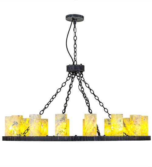 Meyda Tiffany Loxley 168321 Chandelier Light - Wrought Iron