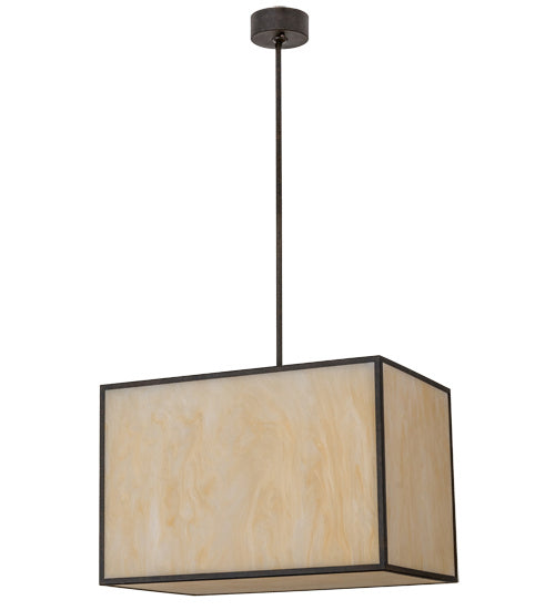 Meyda Tiffany Quadrato 139165 Pendant Light - Chestnut