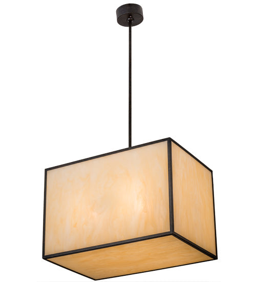 Meyda Tiffany Quadrato 139165 Pendant Light - Chestnut