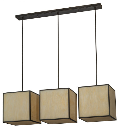 Meyda Tiffany Quadrato 144372 Pendant Light - Pewter, Custom