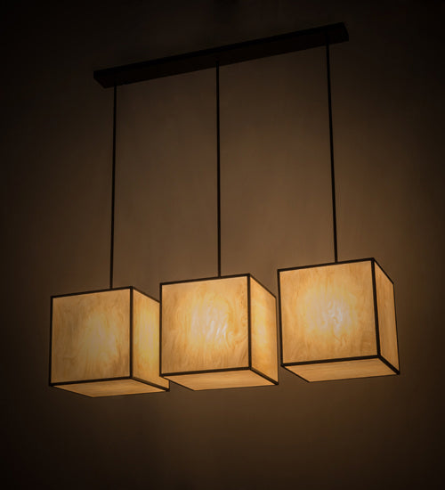 Meyda Tiffany Quadrato 144372 Pendant Light - Pewter, Custom