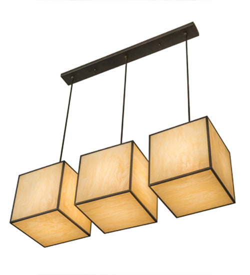 Meyda Tiffany Quadrato 144372 Pendant Light - Pewter, Custom
