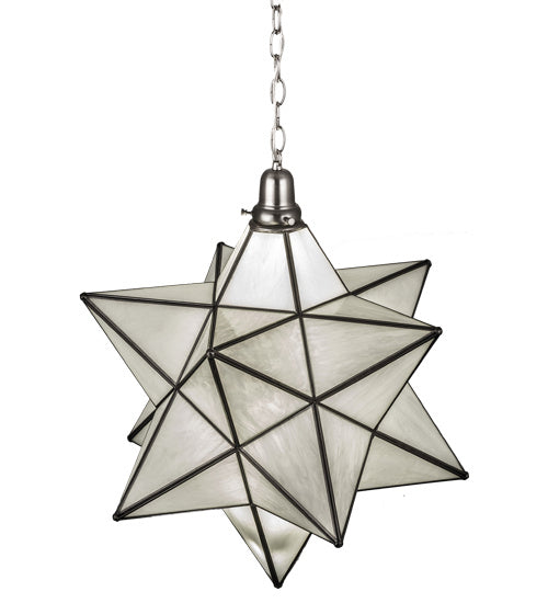 Meyda Tiffany Moravian Star 162854 Pendant Light - Brushed Nickel