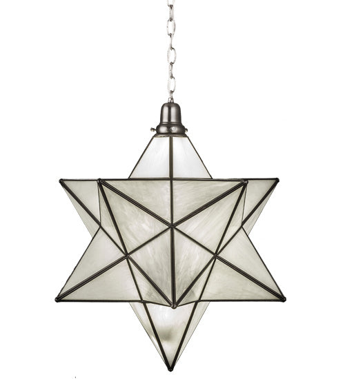 Meyda Tiffany Moravian Star 162854 Pendant Light - Brushed Nickel