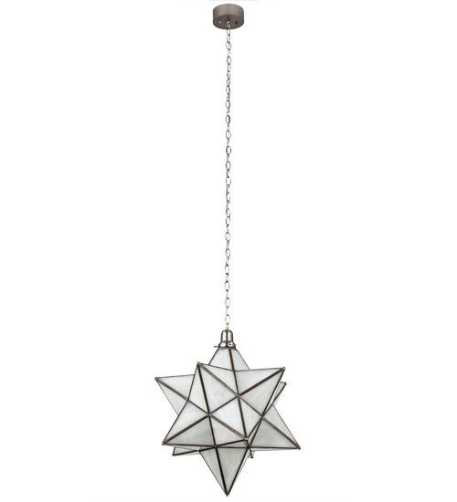 Meyda Tiffany Moravian Star 162854 Pendant Light - Brushed Nickel