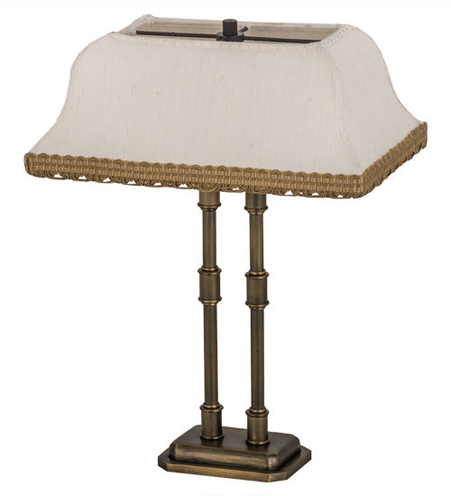 Meyda Tiffany Lighting 163340 Fulton Two Light Table Lamp Lamp Brass