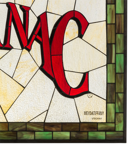 Meyda Tiffany Lighting 169602 Saranac Window Mirror Multicolored