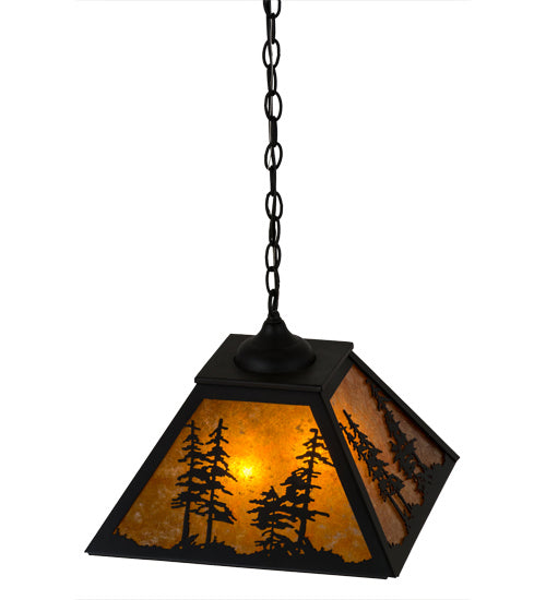 Meyda Tiffany Tall Pines 133566 Pendant Light - Nickel