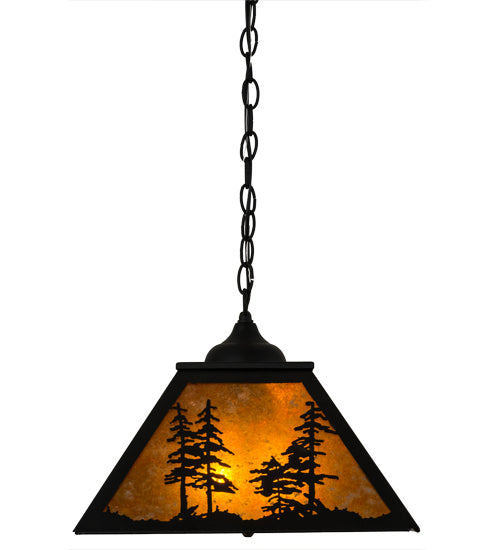 Meyda Tiffany Tall Pines 133566 Pendant Light - Nickel